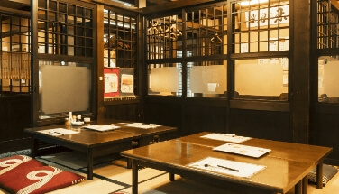 Inside the restaurant