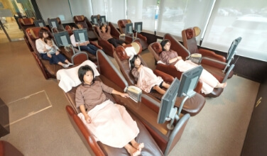 After Your Bath: Relaxation Room & Rest Area