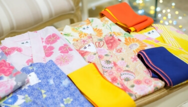 Free rental of “colorful yukata”