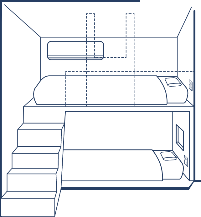 部屋のイメージ図 ３D
