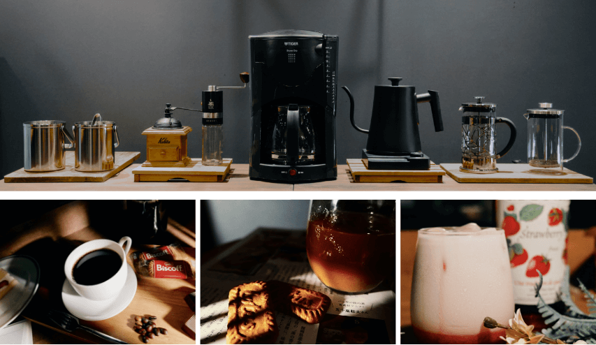 夜カフェのドリンク