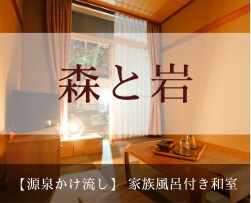 部屋「岩と森」