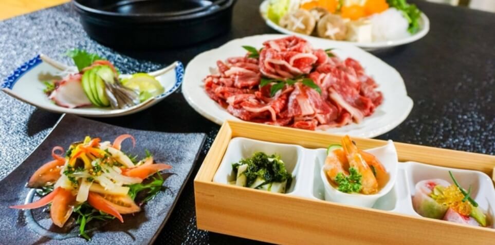 薩州牛すき焼き会席